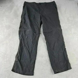 5Mountain Hardwear Pants Mens 36x30 Gray BASIN TREK Convertible Stretch Hiking